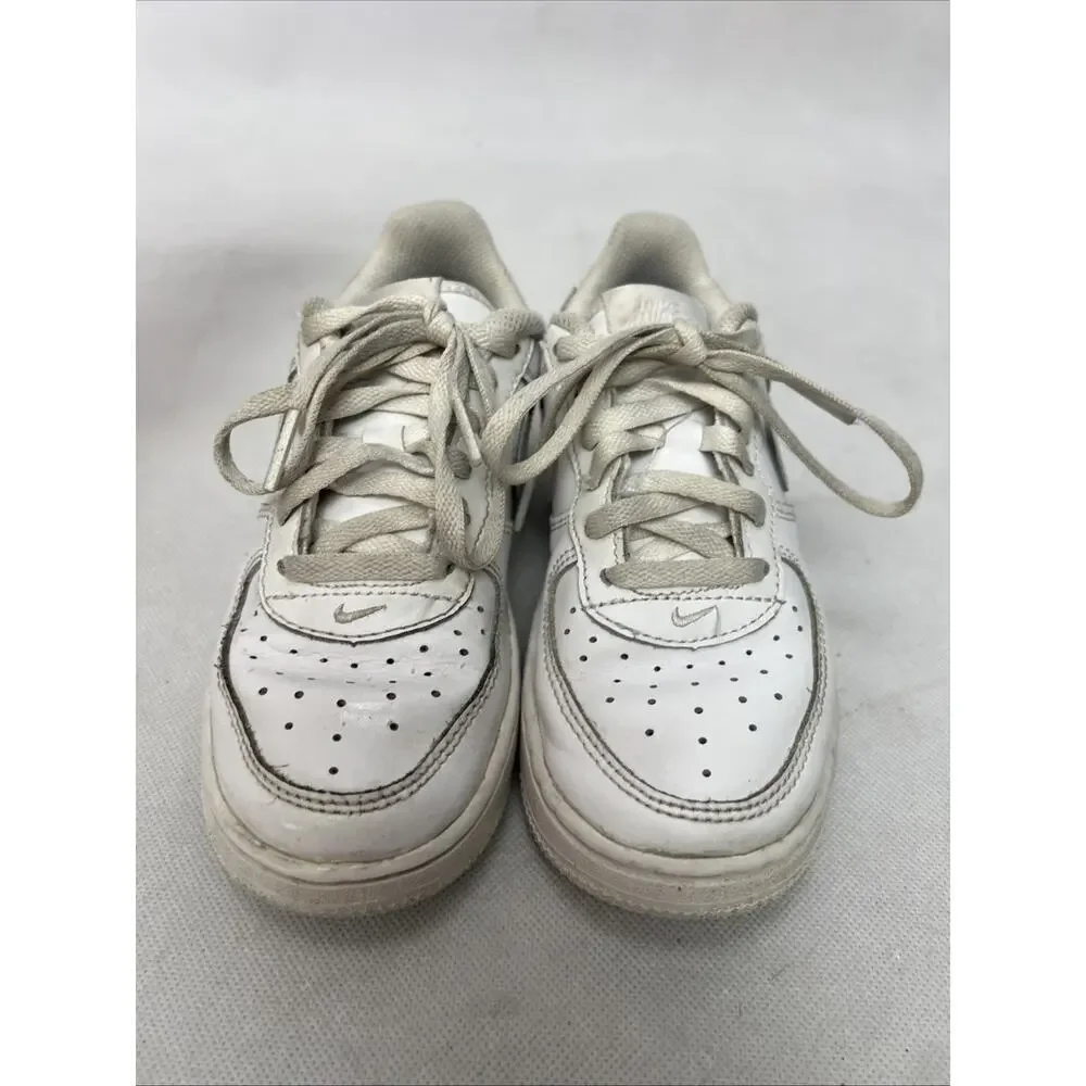 Nike Shoes Kids Size 12C White Air Force 1 Low Leather Sneakers DH2925-111
